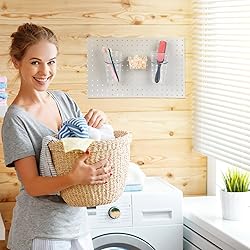 Yookeer 20 Pcs Pegboard Bins and Cups with Hooks