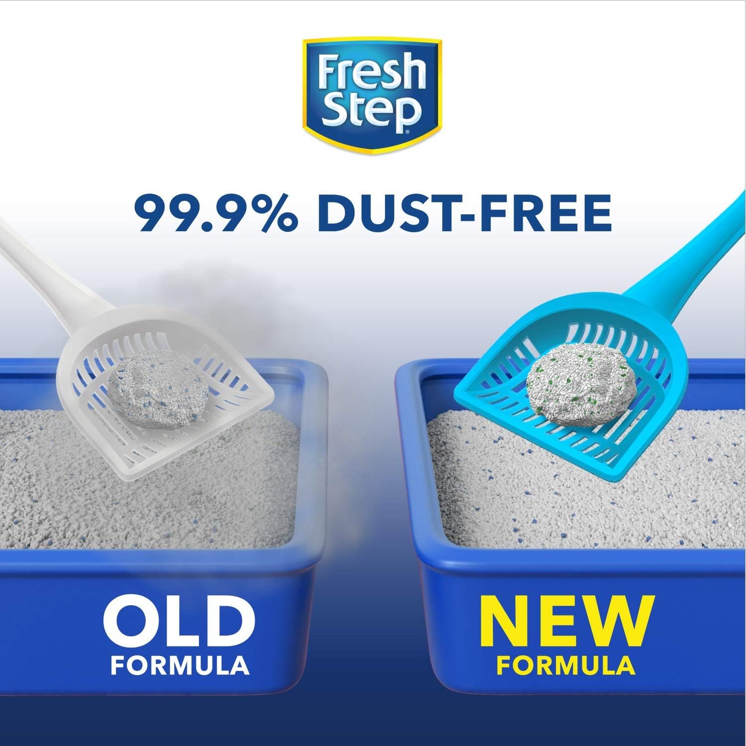 Fresh Step Simply Unscented Lightweight Litter, Clumping Cat Litter, 15.4 Pounds : Pet Supplies