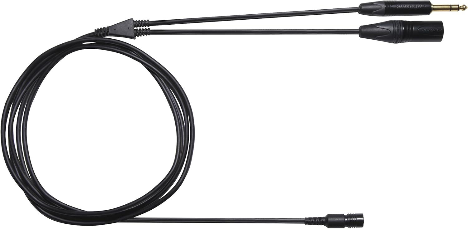 Shure BCASCA NXLR3QI Detachable Cable With Neutrik 3 Pin XLR Male 