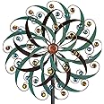 VEWOGARDEN 20" Dia Large Wind Spinner, Outdoor Metal Windmill Spinner - Yard Art Spinner Wind Catchers Sculpture for Patio, Lawn & Garden Decor