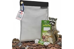 RATSACK Ultralight Critter Protection Kit- Rodent Proof Stainless Steel Bag for Backpacking - Bear Bag Food Storage for Camping with Coghlans Odor Proof & Waterproof Liner, Survival Utility Rope & Carabiner