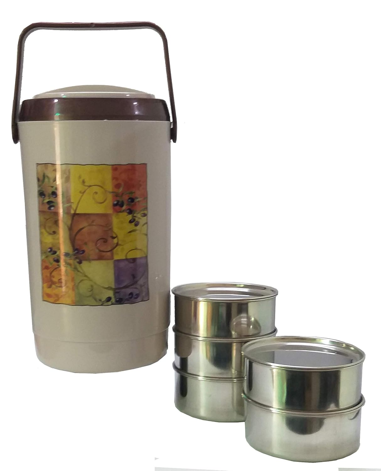Buy ASIAN Prestige 5 Stainless Steel Tiffin Carrier/Tiffin Box/Lunch