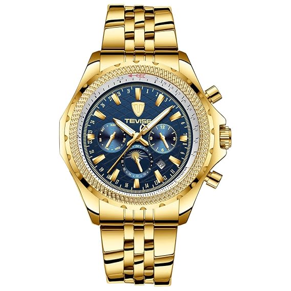 TEVISE T841B Marke Mode Herrenuhr Luxus Mechanische Selbstaufzug Automatische Armbanduhr Sport Leder/Edelstahl Optional Uhr