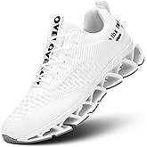 Chopben Men's Running Shoes Blade Non Slip Fashion Sneakers Breathable Mesh Soft Sole Casual Athletic Walking Shoes