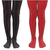 girls silver sparkle tights