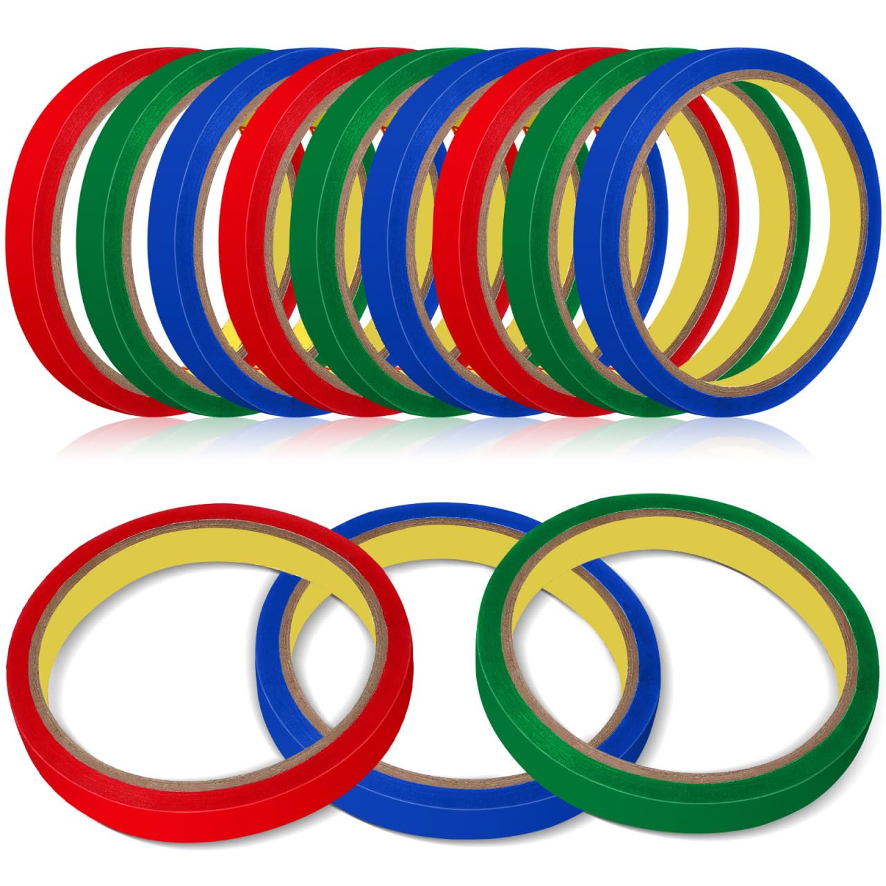 BESPORTBLE 18 Pcs Clear Bag Sealing Tape for Supermarket Stainless Bag Sealing Machine