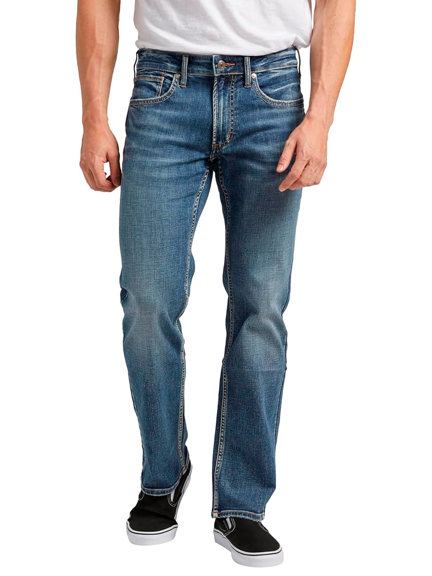 Silver Jeans Co. Men's Allan Slim Fit Straight Leg