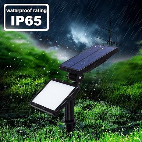 Quace 48-LED Super Bright 960 Lumens Solar Light Outdoor Led Spotlight For Garden