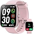 Smart Watch with Alexa Built-in‌, 1.83" HD Fitness Tracker with Bluetooth Calls/Messages, IP68 Waterproof, 120+ Sports Modes, 24/7 Heart Rate/Sleep Smartwatch Compatible with iOS/Android