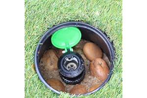 Haofy 6 Inch Valve Box Cover, Resistant Plastic Irrigation Equipment for Sprinkler Watering System, 230mm Height for Garden a