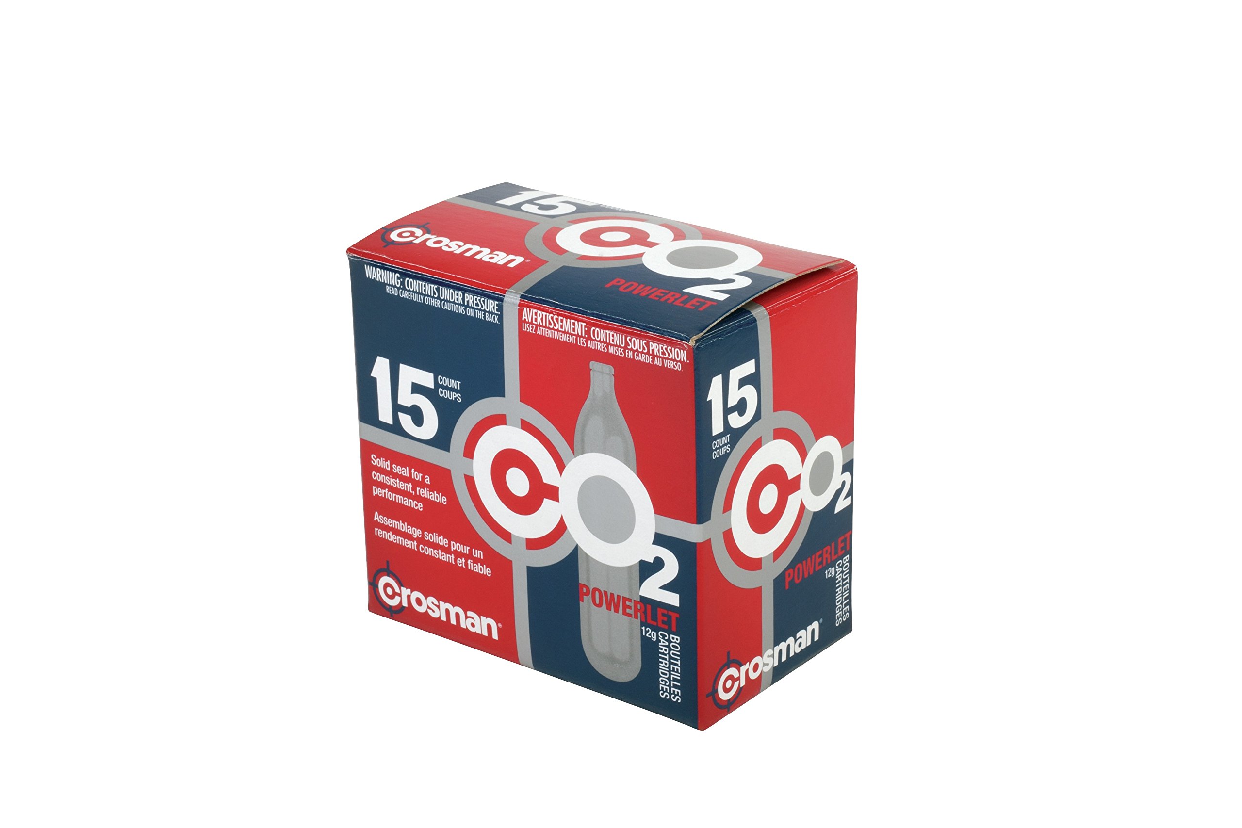 Crosman 12 Gram Co2 Cartridges Gun Gas Pellet Airsoft Bb Pellet 15 Pack