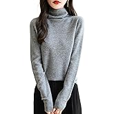 Chanyarn Women's 100% Merino Wool Seamless Sweater Turtleneck First-Line Ready to Wear Long Sleeve Knitted Pullover Tops