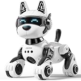 Smart Robot Dog, 2.4GHz Remote Control Robot Dog Toys for Kids 5-7 8-12 | Voice &amp; APP Control, Interactive Realistic Robot Puppy Toys for 5 6 7 8 9 10 11 12 Year Old Boys, Birthday Boy Girl Gift