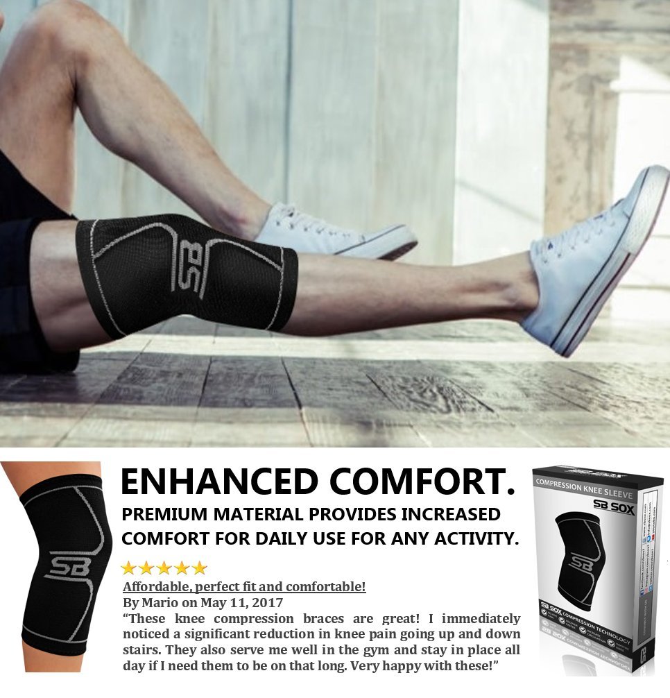 SB SOX Compression Knee Brace For Knee Pain Braces And Supports Knee