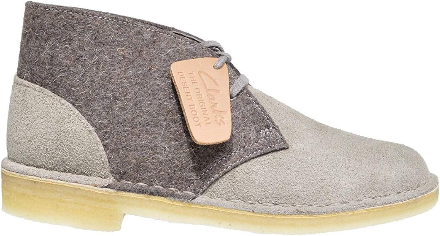clarks chukka grey