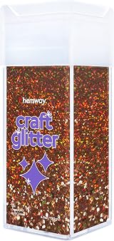 Hemway Glitter Shaker Bronze Brown Holographic 130g Chunky Craft Glitter