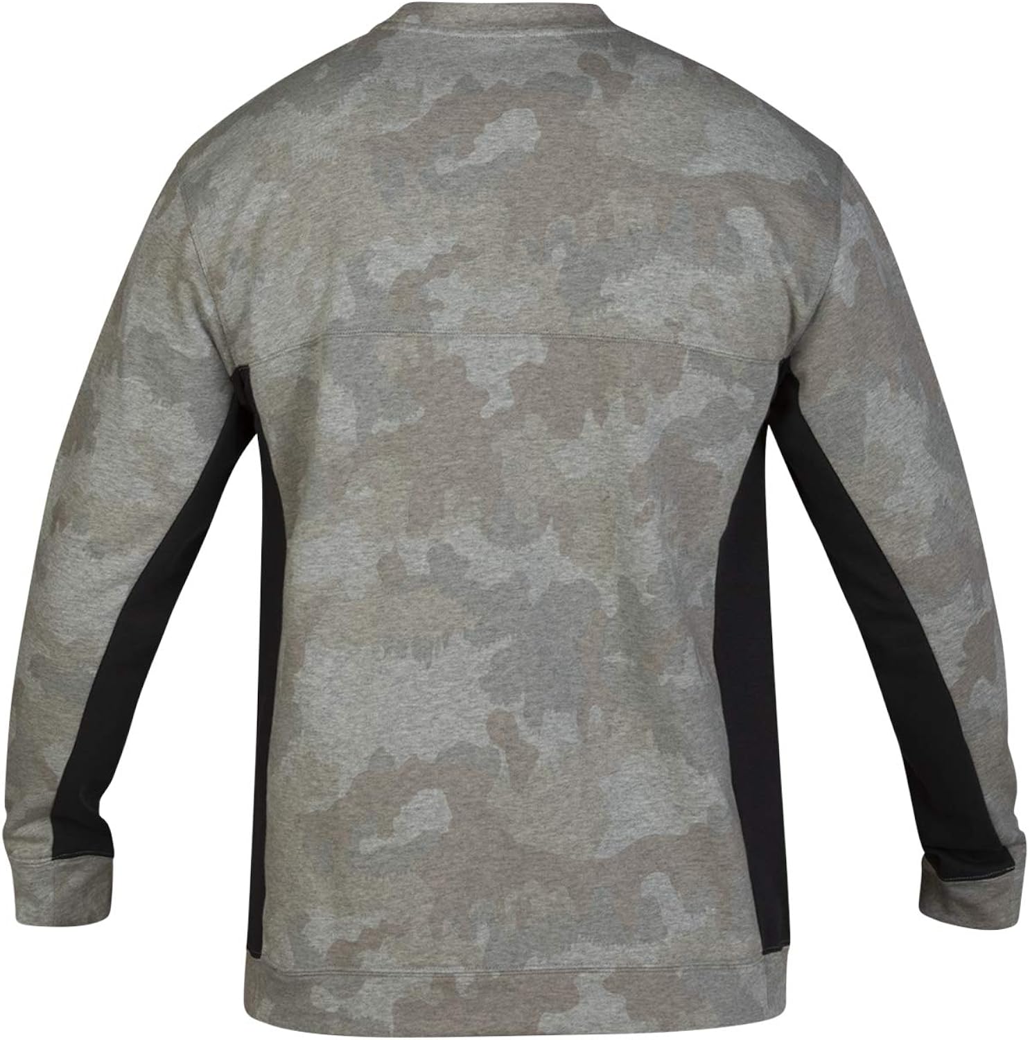 Hurley Men's Dri-FIT Naturals Fleece Crew, Camo Green - Medium: Clothing