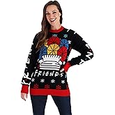 Friends TV Show Ugly Christmas Sweater for Adults, Friends TV Series Ugly Holiday Sweaters, Friends Xmas Crewneck