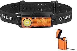OLIGHT Perun 3 Mini Premium Edition Rechargeable Headlamp 1250 Lumens with Type-c Charging Case, Compact Mini Headlamp with R