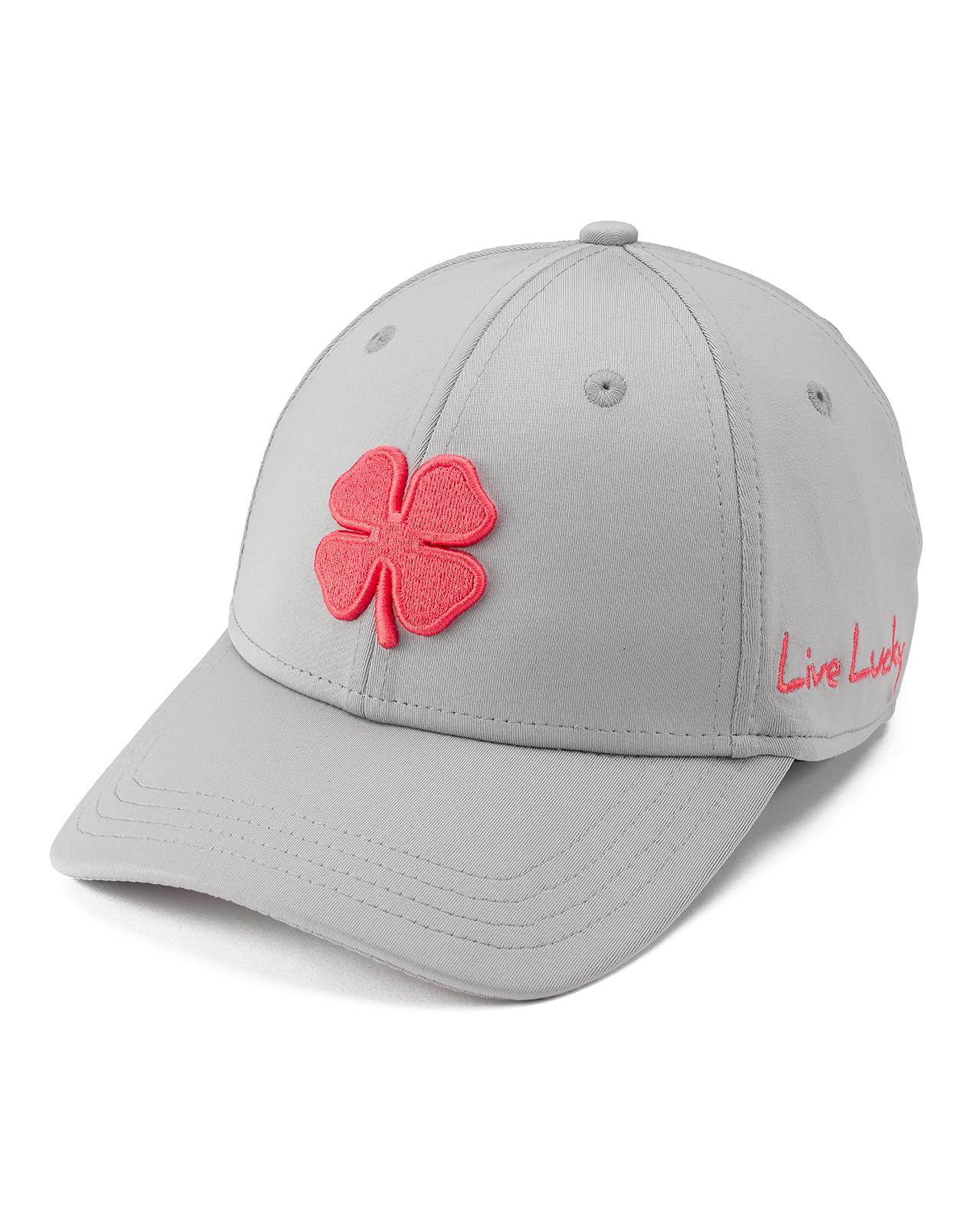 Black Clover New Live Lucky Premium Clover #133 Silver Fitted S/M Golf Hat Image