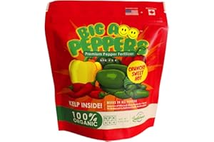 Big A Pepper Fertilizer – Organic Plant Food for Pepper Plants and Containers – 12 oz Premium Blend for Vibrant Growth