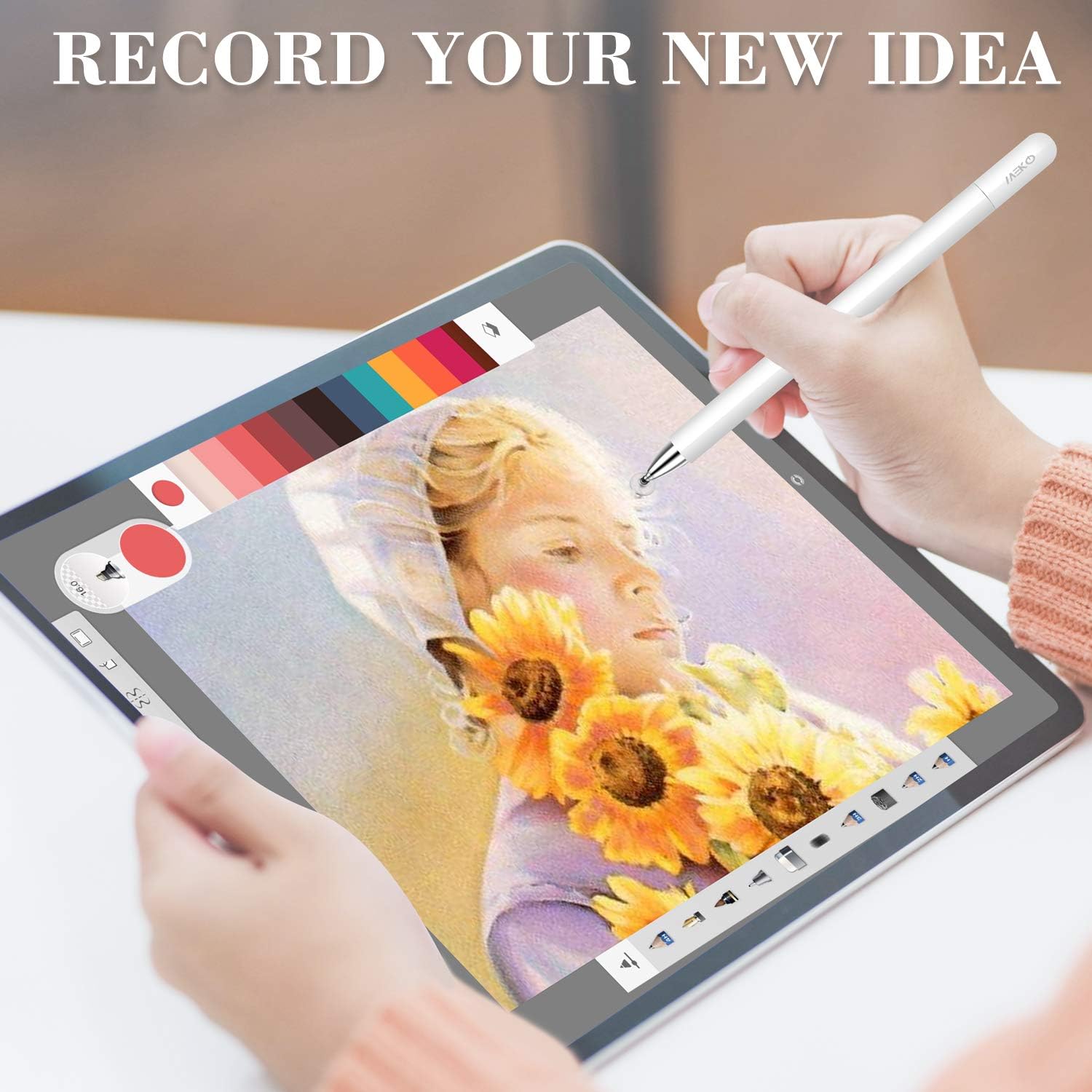 MEKO Stylus Pens for Touch Screens Tablet Pencil with Magnetic Cap - Image 4