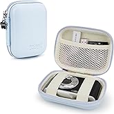 Veki Digital Camera Case Compatible With KODAK PIXPRO FZ45 FZ55/ for CAMKORY DC403 FHD 1080P Digital Point and Shoot Vlogging/SD Card, Travel Carry Cases Bag (Sky blue)
