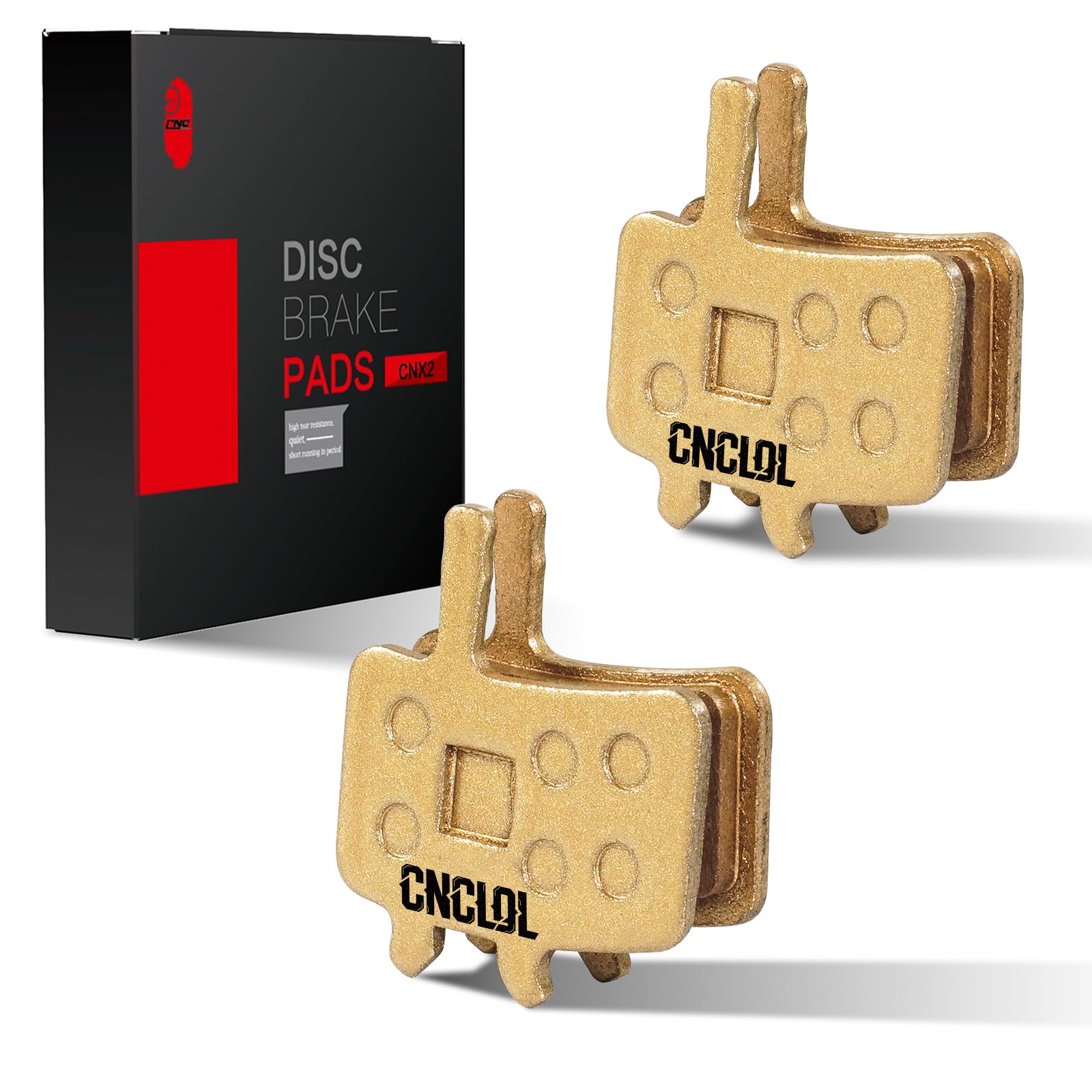 CNC Bicycle Disc Brake Pads for Avid BB7 Juicy 3 5 7, Semi-Metallic，2 Pairs