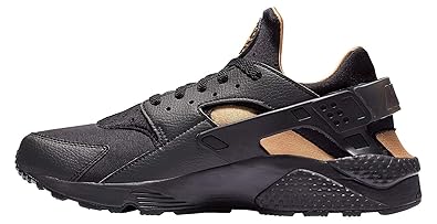 huaraches gold and black