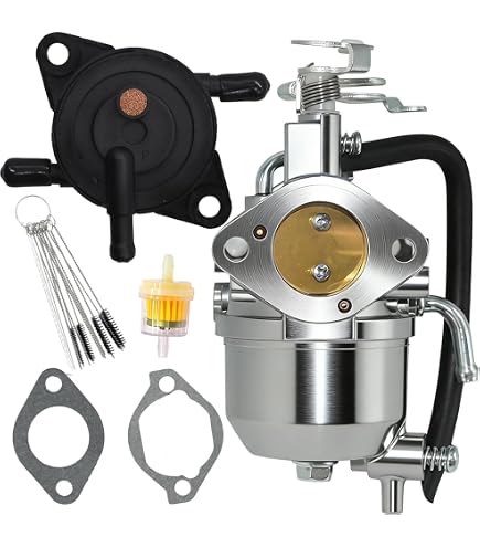 AUTOKAY 15003-2943 Carburateur avec pompe à carburant pour Kawasaki KAF400 Mule 600 610 SX XC SC Remplace 15004-0953