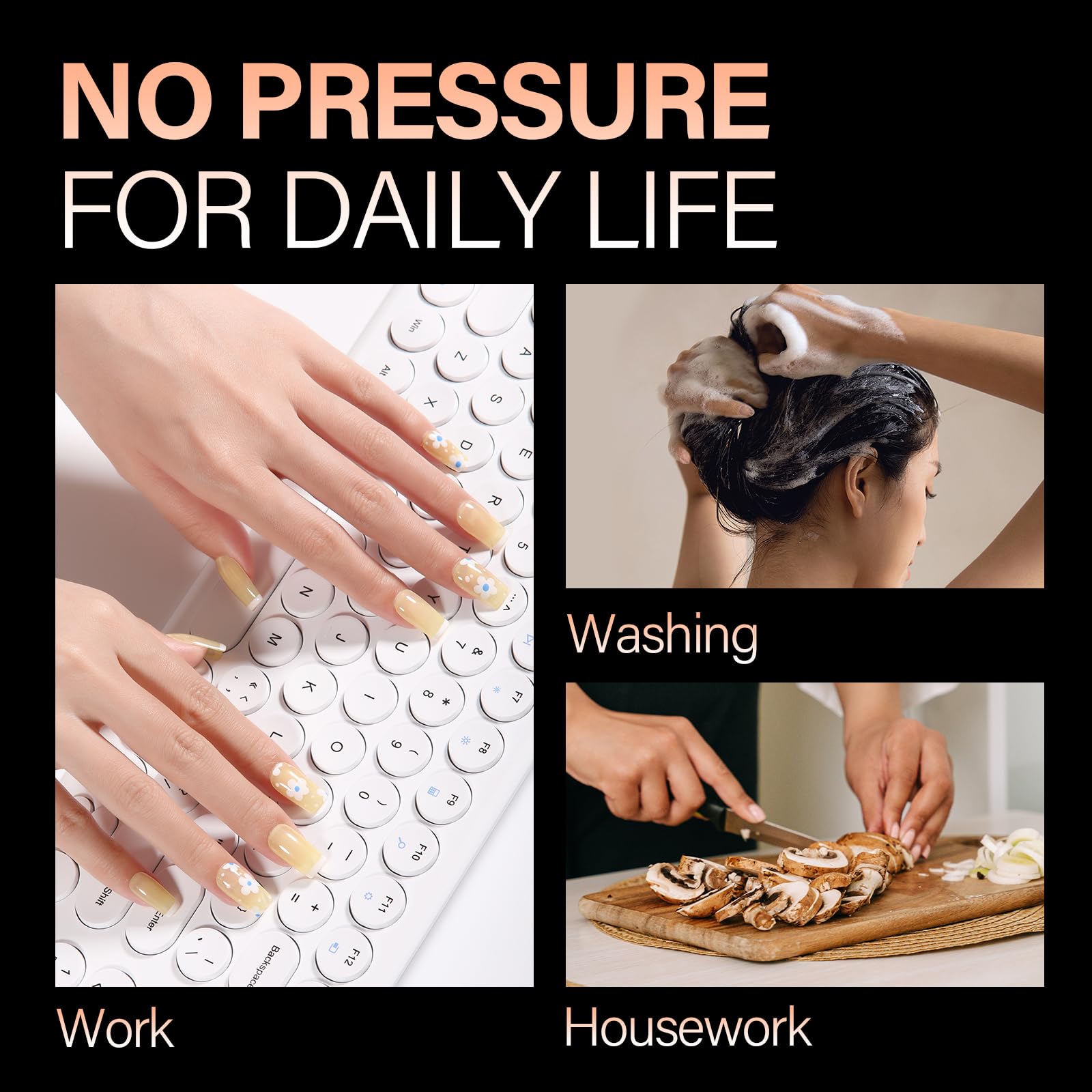 AILLSA Short Square Nails Clear Gel Nail Tips False Full Cover Soft Nails Tips for DIY Home Salon Gift, Preshaped Gelly Press on Fake Nail Tip for Nail Extension 216PCS 12 Sizes - Image 7