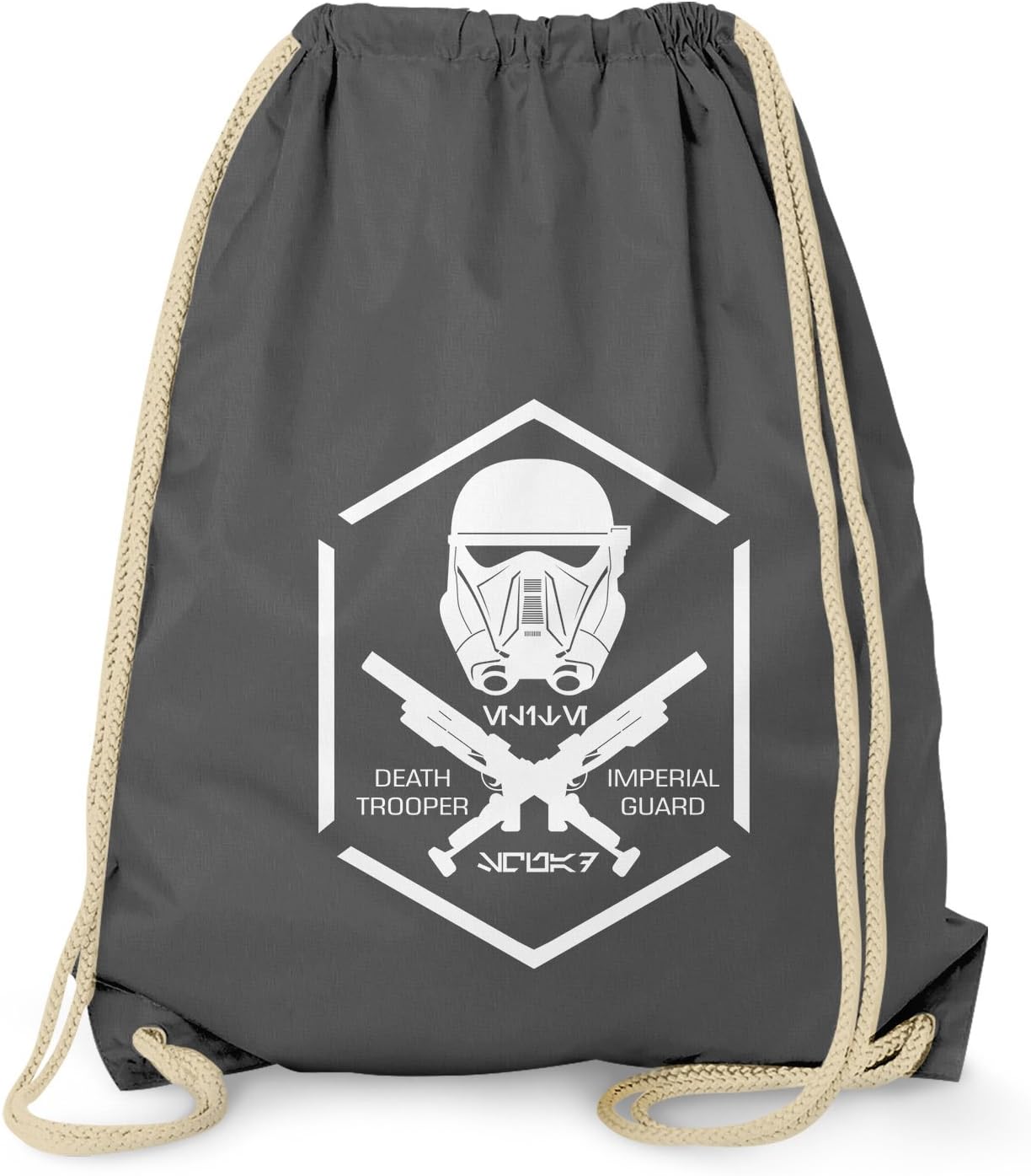NERDO Unisex Turnbeutel Navy – Praktischer Baumwoll-Beutel 38x42 Cm, Made In Germany