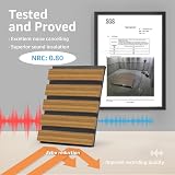 Art3d 4 Pack Acoustic Wood Slat Wall Panels Teak 2.88㎡ 3D Decor Ceiling Wall view 4