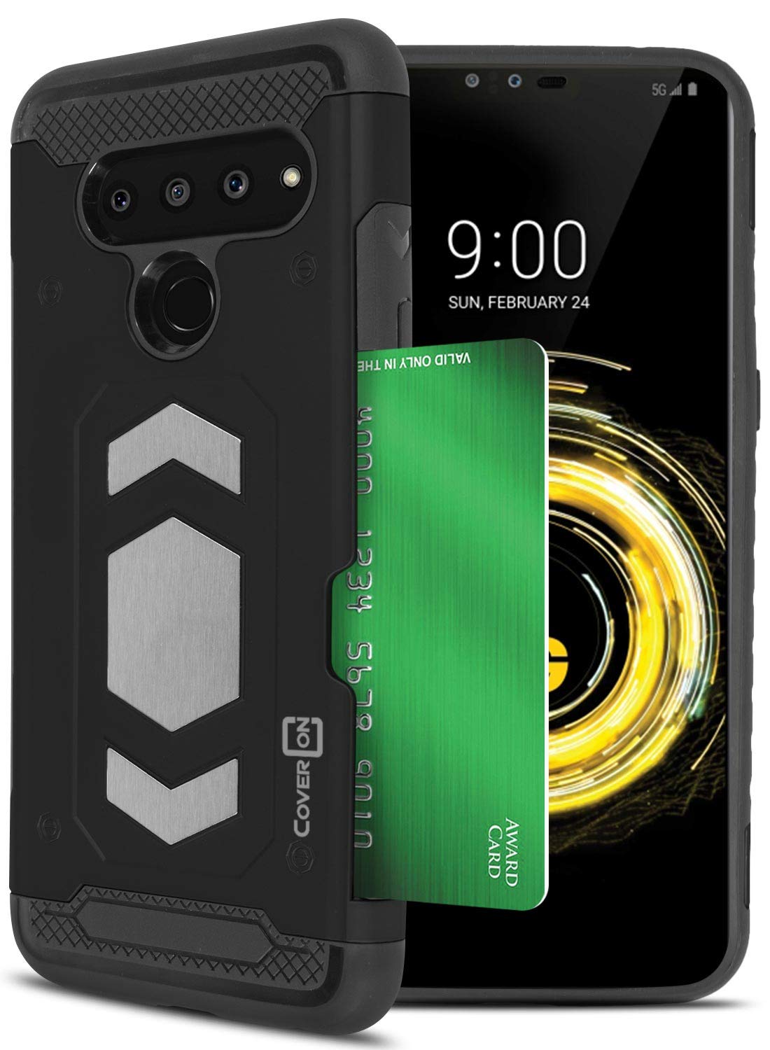 Best lg v50 case card holder