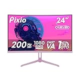 Pixio PXC248 Wave Pink 24 inch 200Hz Refresh Rate