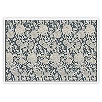 SIGNWIN Framed Canvas Wall Art Floral Pattern Canvas Prints Home Artwork Decoration for Living Room,Bedroom - 16x24 inches