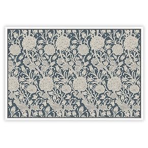 SIGNWIN Framed Canvas Wall Art Floral Pattern Canvas...