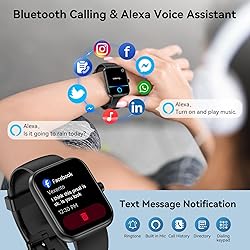 Smart Watch with Alexa Built-in, 1.83" HD