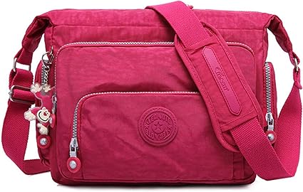 Amazon Co Jp スポーツショルダーバッグ ビジネスレディース ナイロン ハンドバッグ 2way マザーズバッグ 斜めがけ ナイロン 防水 大容量 軽量 授乳 無地 男女 ビジネス 出張 修学旅行 アウトドア 海外旅行 トラベルバック パソコン 周辺機器