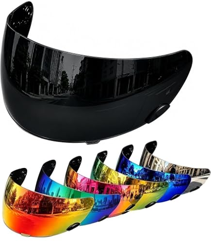 GDM DK-120 Motorcycle Helmet Replacement Visor (Tinted) : Automotive