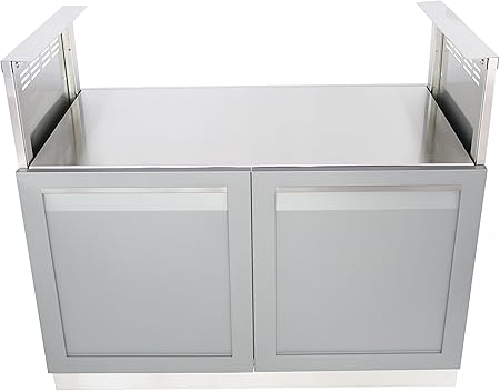 Amazon Com 4 Life Outdoor G40004 Built In Bbq Grill Outdoor Kitchen Cabinet 32 X 35 X 22 5 Gray Garden Outdoor