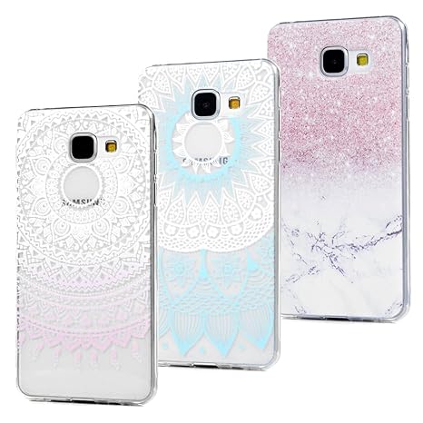 YOKIRIN A3 (2016) Hülle Case Cover für Samsung Galaxy A3 2016 3X Ultra Dünn Slim Fit Durchsichtig Transparent TPU Silikon Han