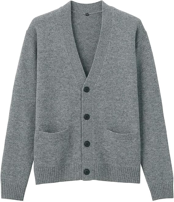 Amazon 無印良品 メリノウールミドルゲージvネックカーディガン メンズ カーディガン 通販