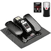 TABEKE Under Desk Elliptical Machine, Electric Ellipse Leg Exerciser | for Senior with Remote Control &amp; 12 Speeds, Portable Quiet Electric Seated Pedal Exerciser for Home with Display