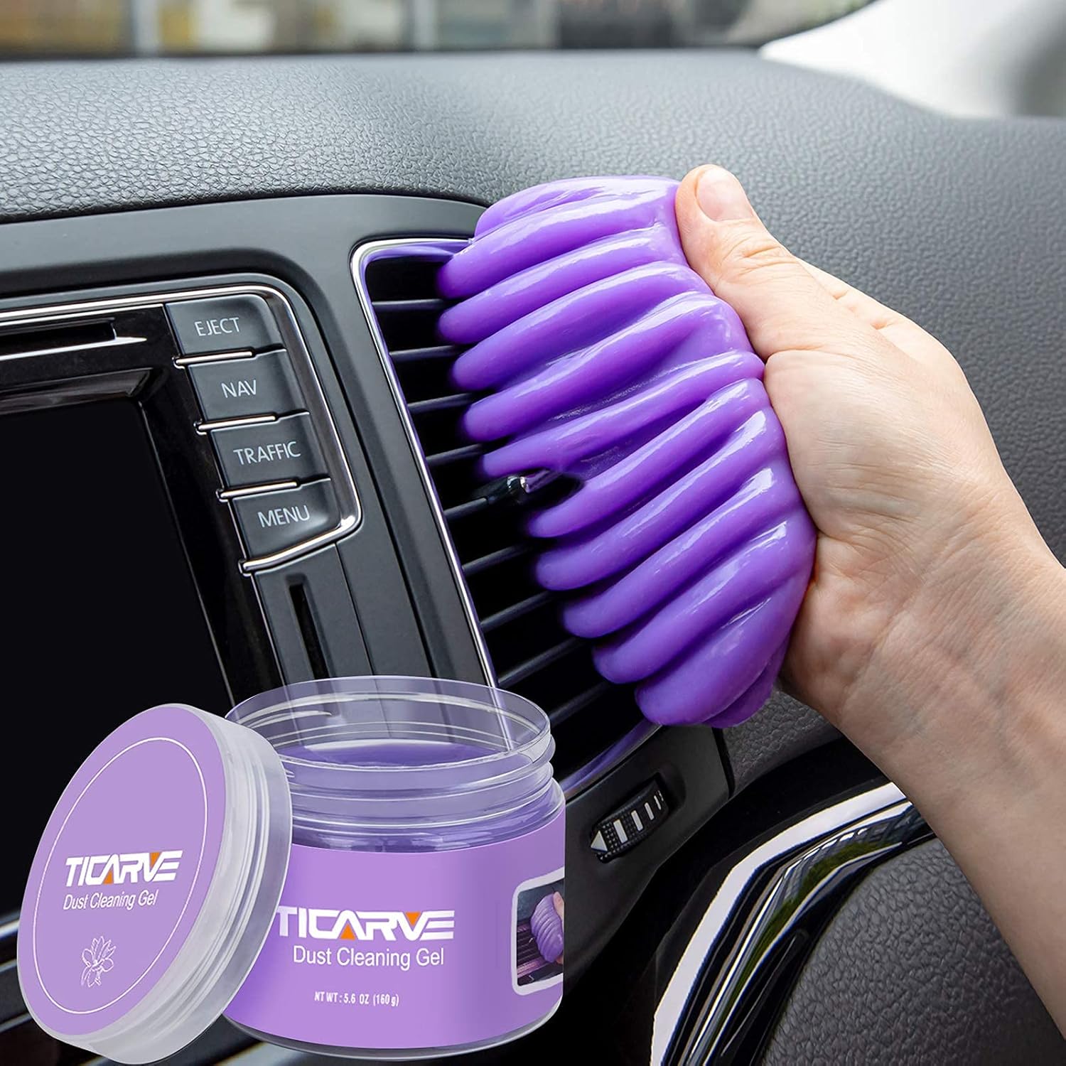 TICARVE Cleaning Gel for Car Detailing Putty Car Vent Cleaner Cleaning Putty Gel Auto Detailing Tools Car Interior Cleaner Dust Cleaning Mud for Cars Cleaning Slime New: Automotive