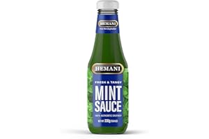 HEMANI Mint Sauce 10.6 OZ (300g) - Fresh & Tangy - SUGAR FREE, KETO SAUCE -100% Authentic Indian Chutney - Perfect as a Dipping Sauce or Marinade