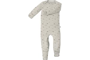 GUNAMUNA Toddler Ultra-Soft Convertible Pajama for Babies | Footie Romper Sleeper with Diaper Zipper for Easy Changing
