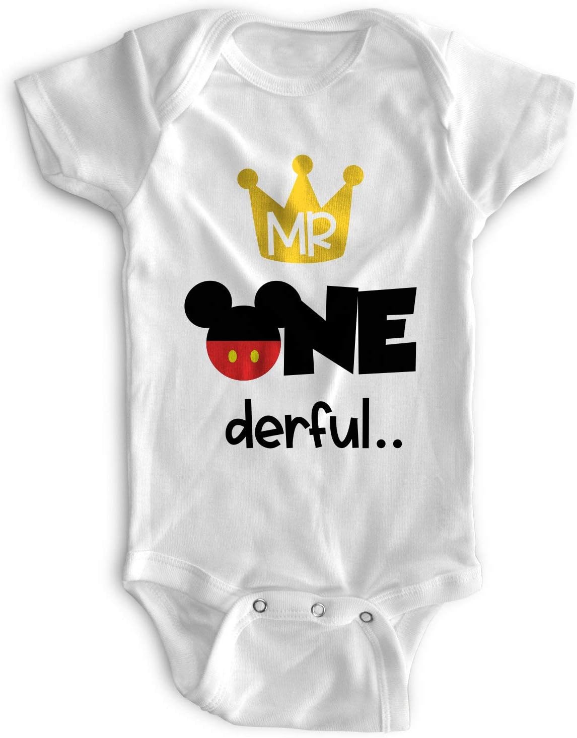 First Birthday Outfit 1st Baby Boy Bodysuit Onederful