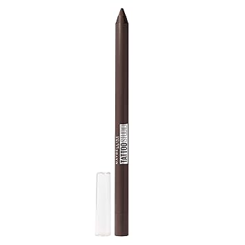 Maybelline New York Tattoo Studio Gel Liner Pencil, Dark Brown, 1.2g
