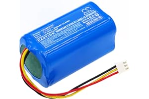 2600mAh / 37.44Wh Replacement Battery for CECOTEC Conga 2299, Conga 2299 Ultra Home Vital, ICR18650-14